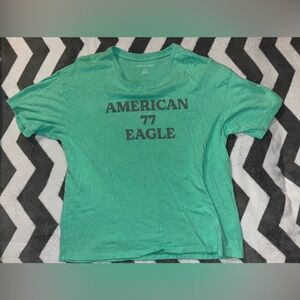 American Eagle Outfitters Green Short Sleeve Tee